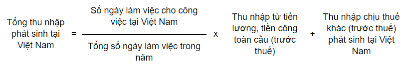 Cách xác định tổng phát sinh tại Việt Nam