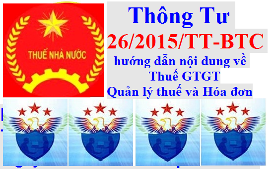 Thông tư số 26/2015/TT-BTC 