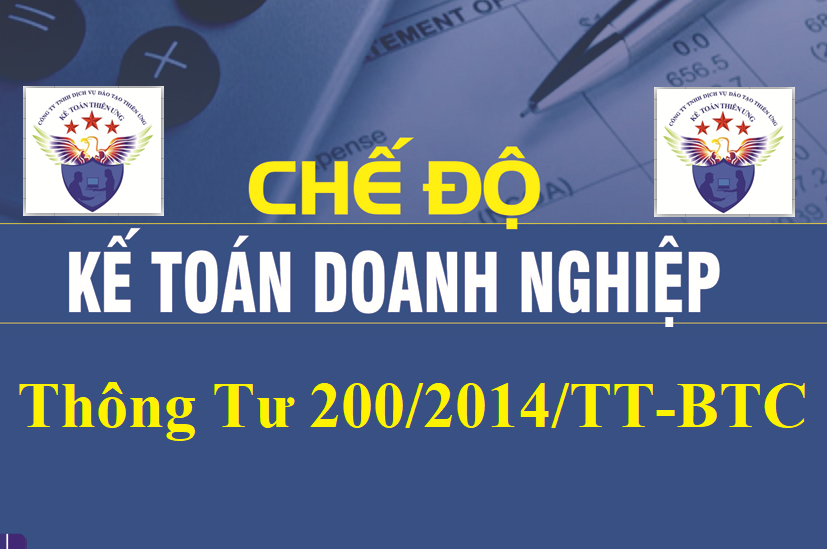 Chế độ kế toán theo thông tư 200