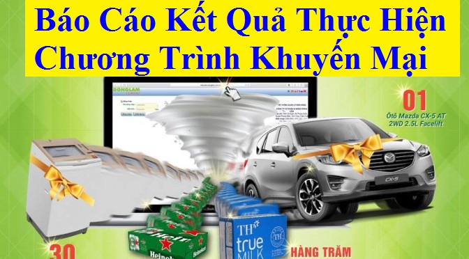 Báo cáo kết quả thực hiện chương trình khuyến mại