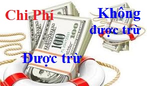 các khoản chi phí được trừ và không được trừ khi tính thuế TNDN