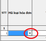 chọn mã loại hóa đơn