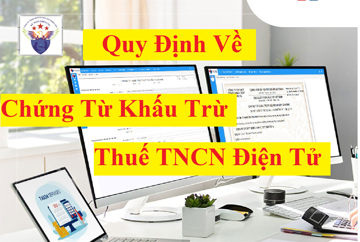 Chứng từ khấu trừ thuế TNCN điện tử