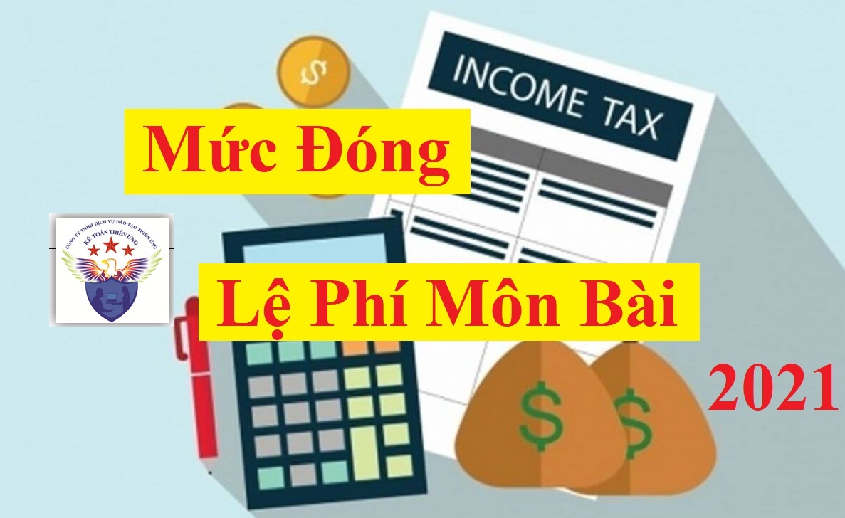 Mức đóng lệ phí môn bài 2021