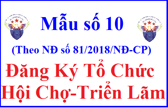 Mẫu đăng ký tổ chức hội chợ triển lãm