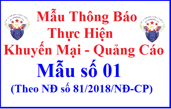 Mẫu thông báo thực hiện khuyến mại