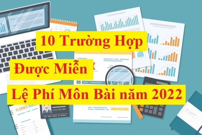 Đối tượng được miễn lệ phí môn bài