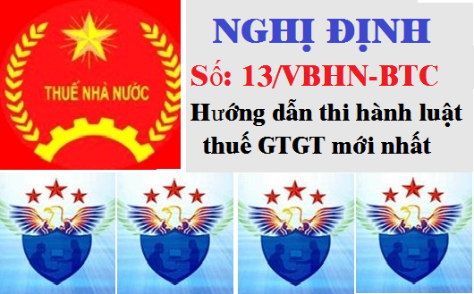 nghị định 13 hương dẫn về thuế gtgt