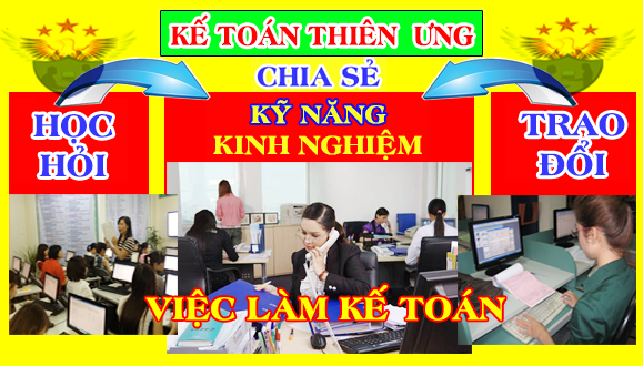 chia sẻ kinh nghiệm làm kế toán