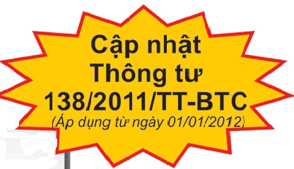 thông tư 138 của bộ tài chính