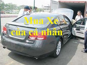 chi phí doanh nghiệp mua xe ô tô của cá nhân