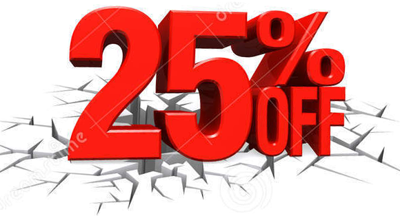 giảm 25% học phí cho các bạn không phải là sinh viên