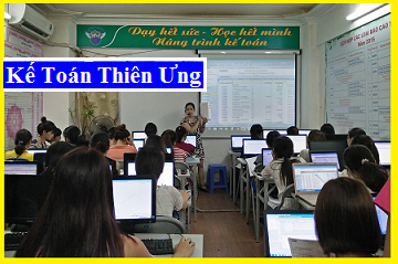 Lớp học thự tế tại Kế Toán Thiên Ưng